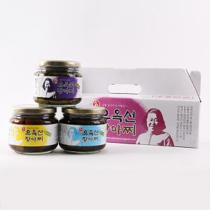 유옥선장아찌,[유옥선장아찌] 곰취간장+야콘양념+질경이간장 장아찌 선물 세트